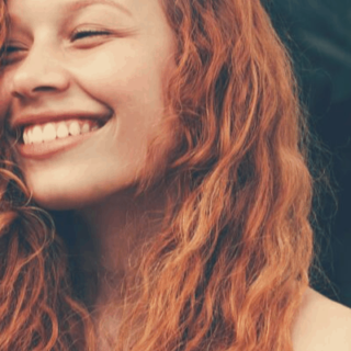 Woman laughing