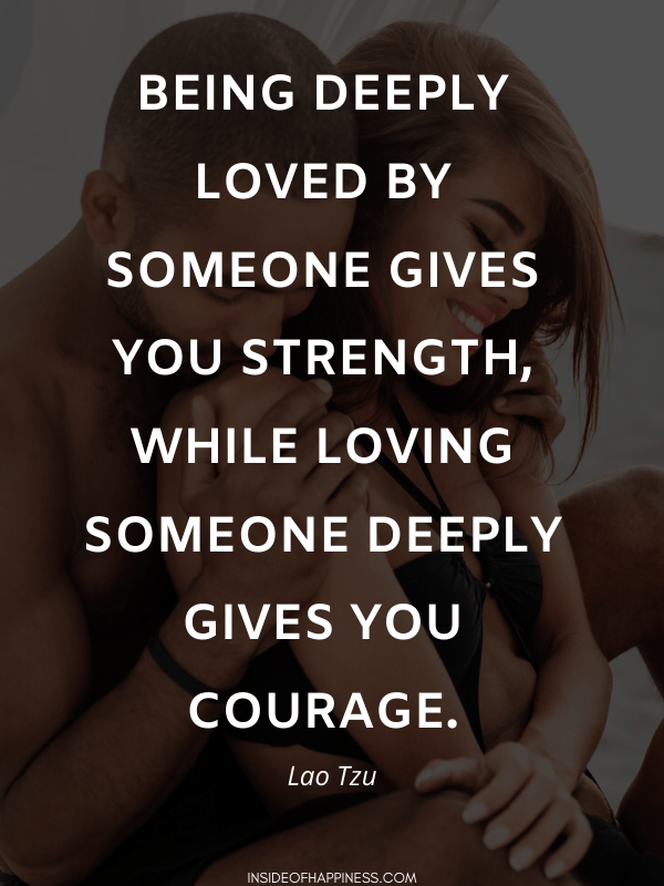 Being deeply loves quote for love