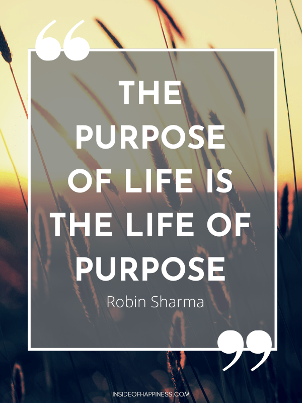 The Purpose Of Life Quote