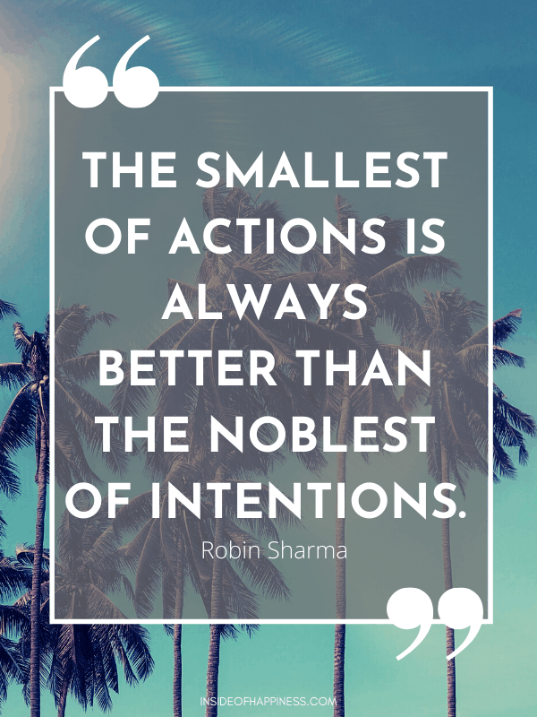 The Smallest Actions Quotes By Robin Sharma