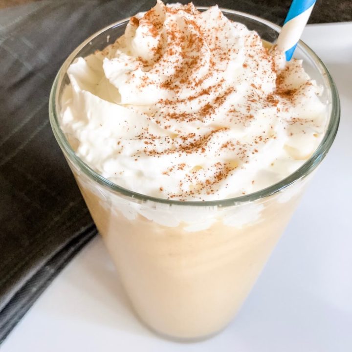 Image for Low Carb Pumpkin Spice Frappuccino Made With Keto Chow