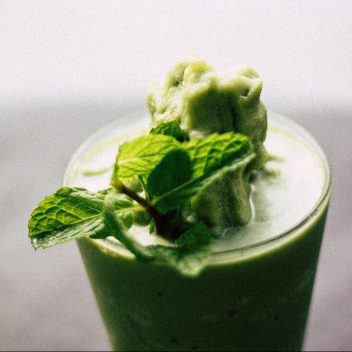 Image for Healthy Matcha Ginger Frosty Recipe - Any reason vegans