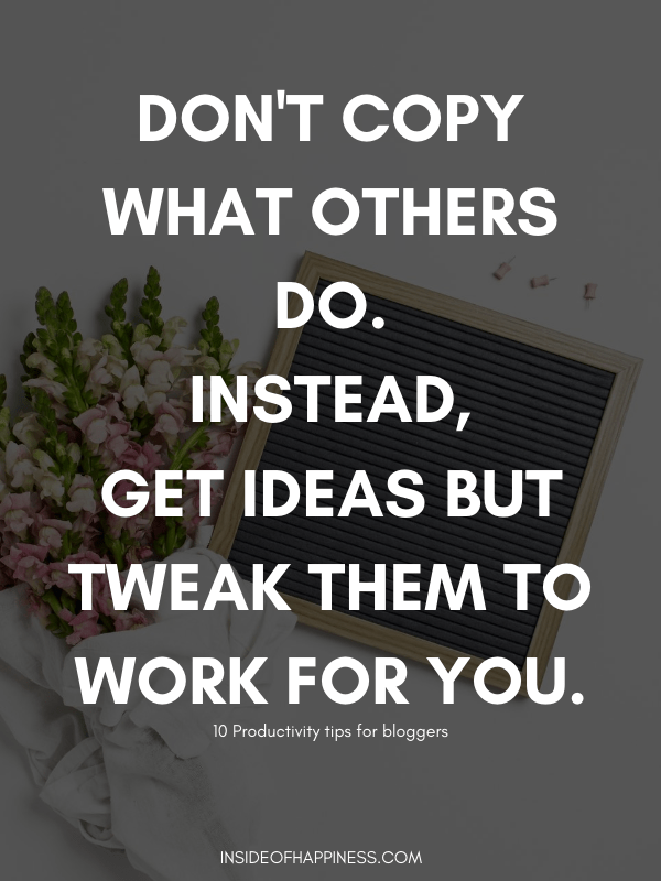5. Tweak things