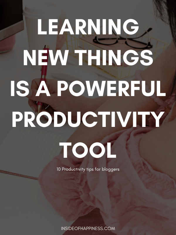 8 Learn new things