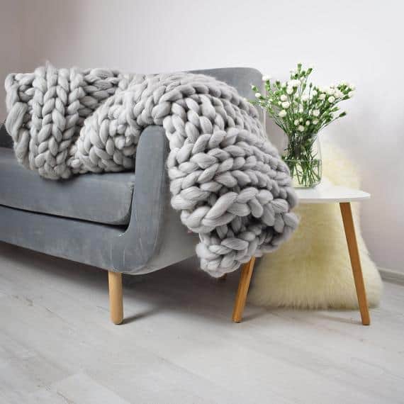 Image for Chunky knit blanket 