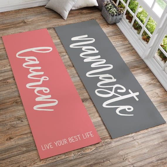 Image for Scripty Style Personalized Yoga Mat