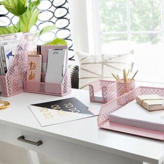 Image for 5 Piece Cute Desk Organizer