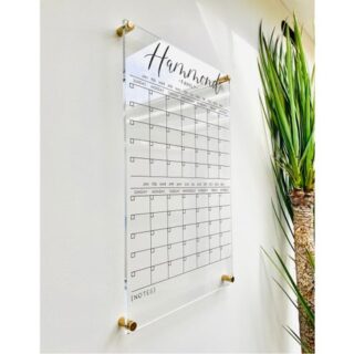 Image for Personalized Acrylic Calendar For Wall