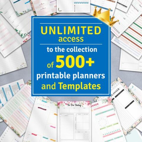 Image for Entire Planner Templates Ultimate Collection Printable | Etsy