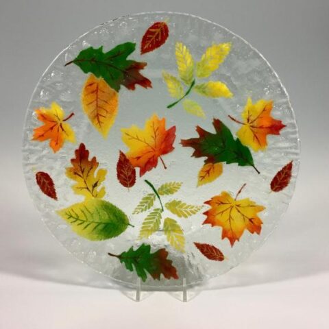 Image for Fall Leaves Dinner Plate 