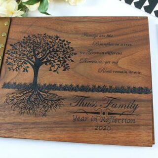 Image for Family Album Personalized Wooden 