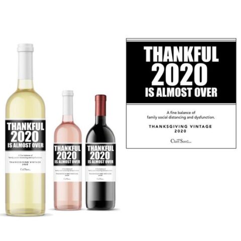 Image for Thankful 2020 Wine Bottle Labels