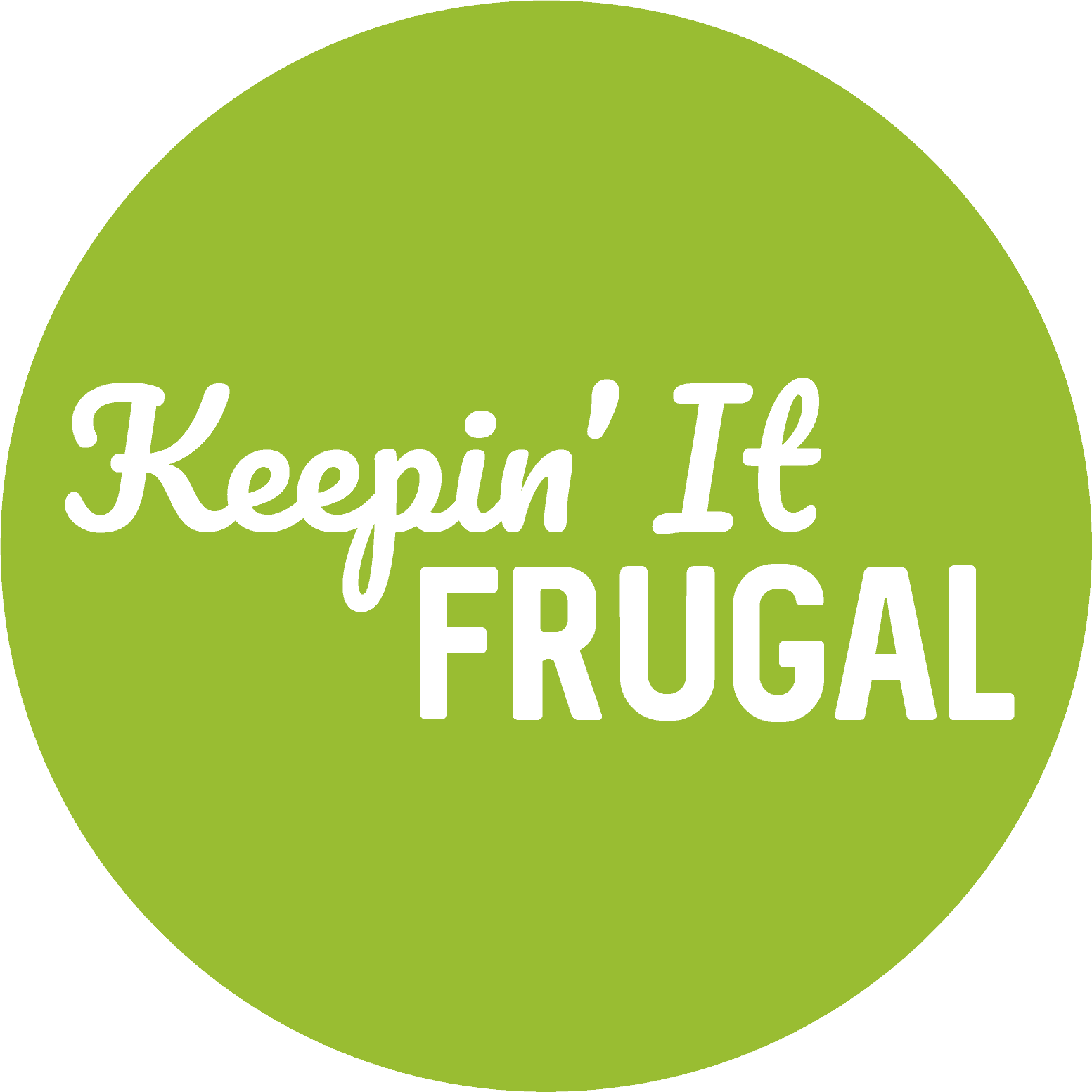 keepin-it-frugal-circle-green - Sarah & Laura Wandercooks