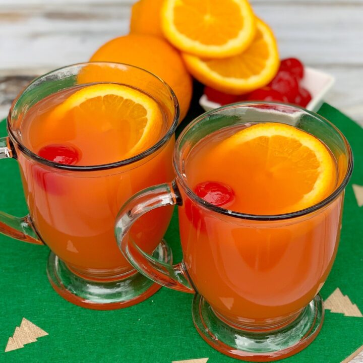 Image for Warm Cherry Orange Non-Alcoholic Christmas Punch