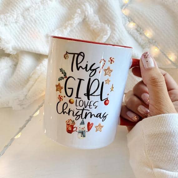 Image for This Girl Loves Christmas Festive Mug