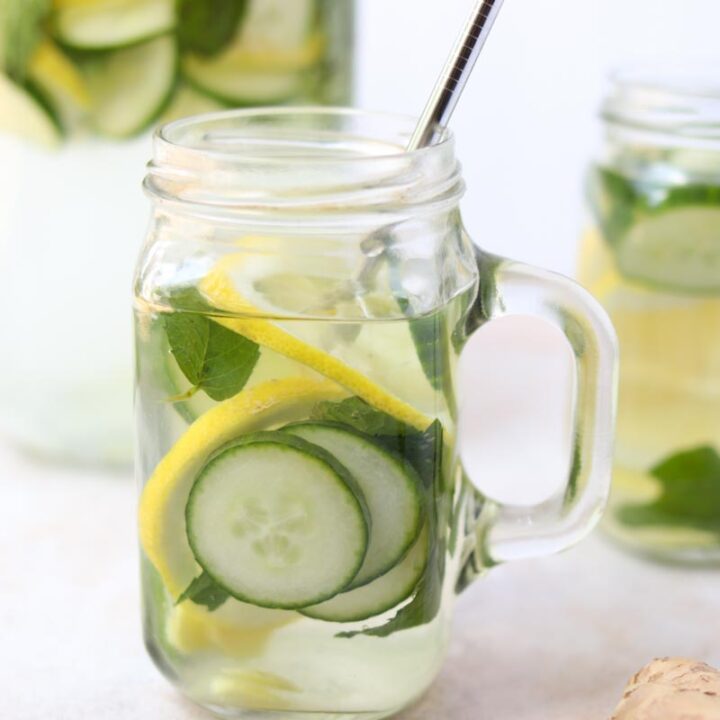 Image for Lemon Cucumber Mint Ginger Water