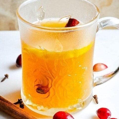 Image for Fruity Spiced Holiday Wassail (refined sugar free!)