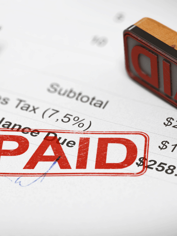 stamp-paid-off-debt