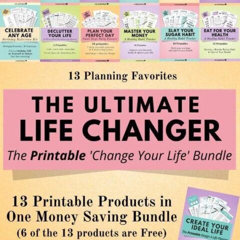 Image for The ultimate life planner printable bundle. Get 6 FREE | Etsy