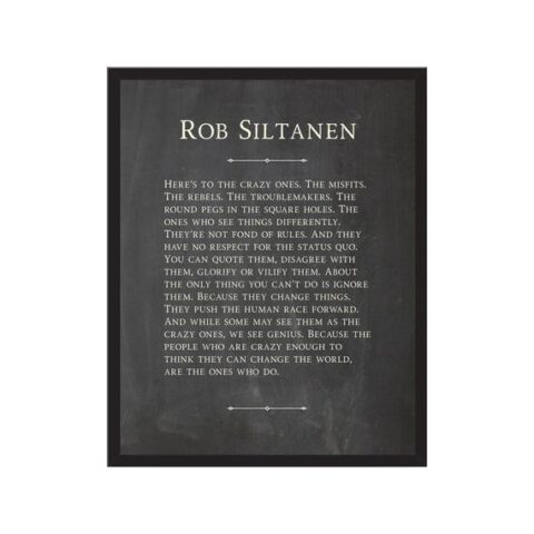 Image for Rob Siltanen Here's To The Crazy Ones Vintage Quote | Etsy