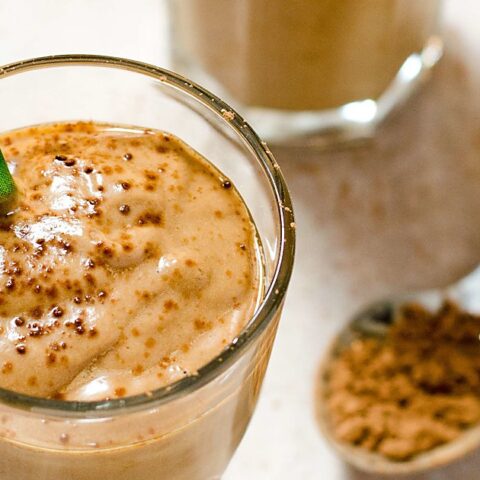 Image for Healthy Avocado Smoothie with Cacao and Collagen