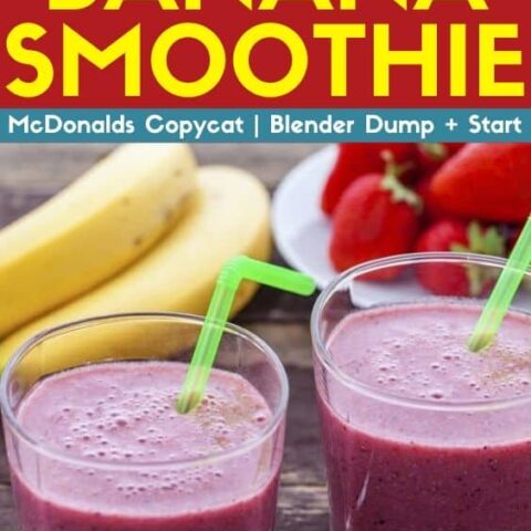 Image for McDonalds Strawberry Banana Smoothie In The Blender