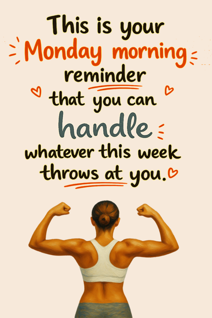 monday morning reminder