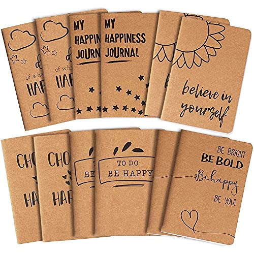 Image for 12 Pack Kraft Paper Notebook