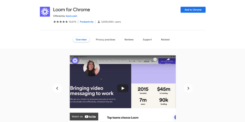 Loom for chrome