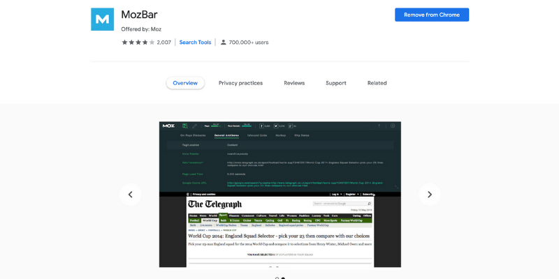 mozbar