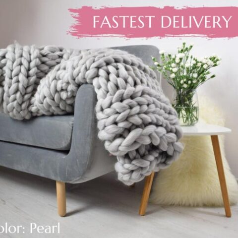 Image for Chunky knit blanket
