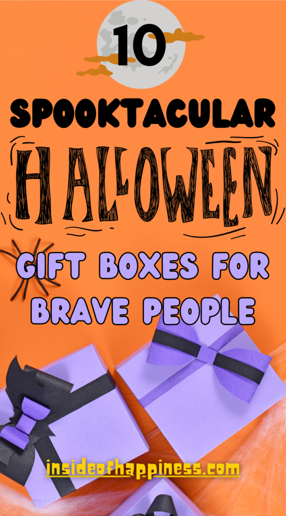 Halloween gift boxes pin