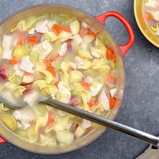 Image for Classic Homemade Turkey Noodle Soup Recipe