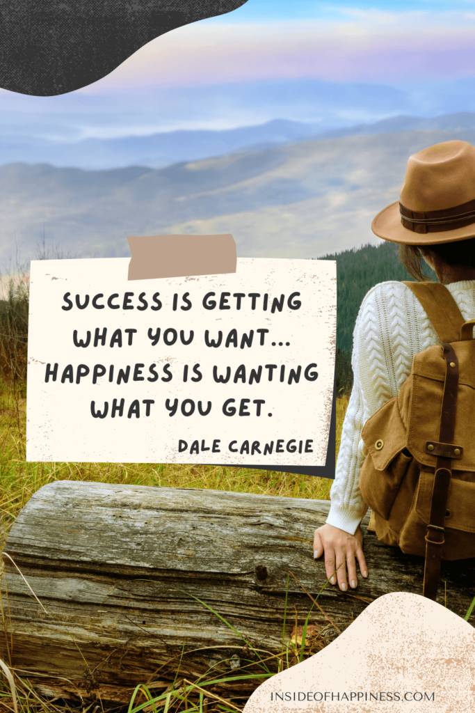 getting what you want success quote