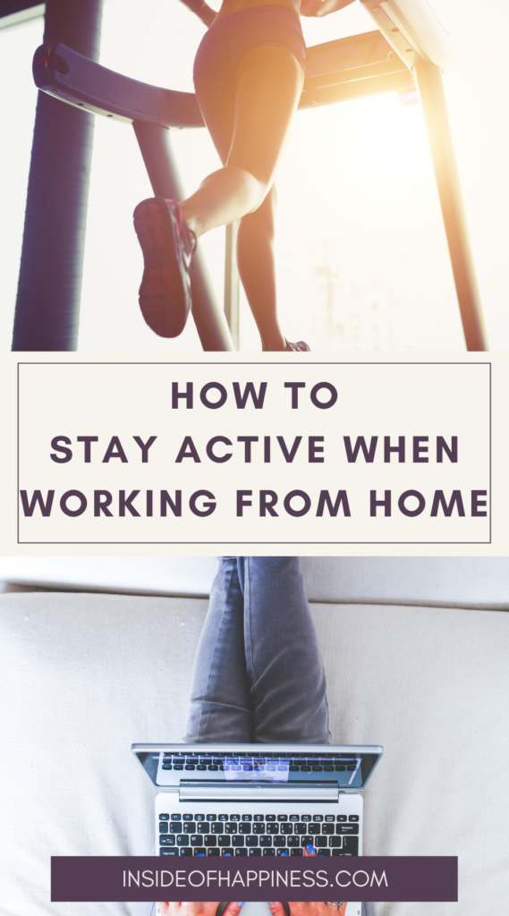 how to stay active when working from home
