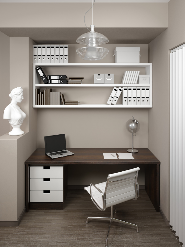 over desk shelf