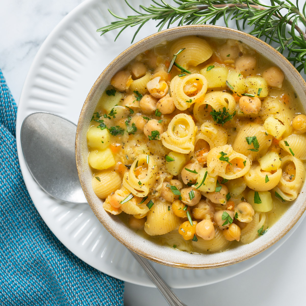Image for Pasta e ceci (Italian pasta and chickpeas)