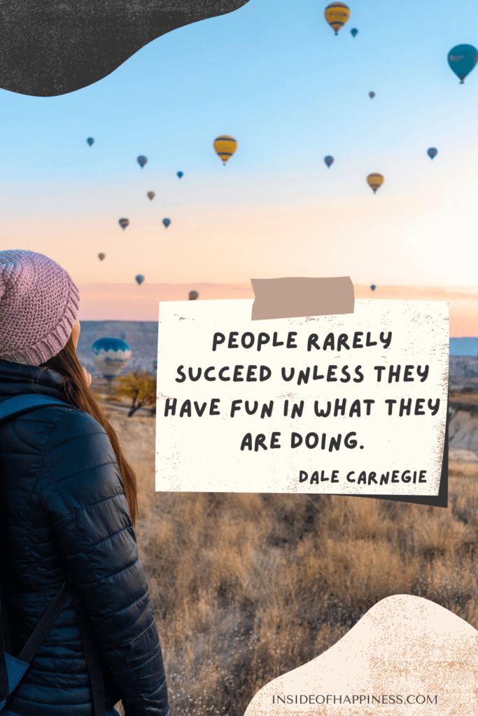 people rarely succeed