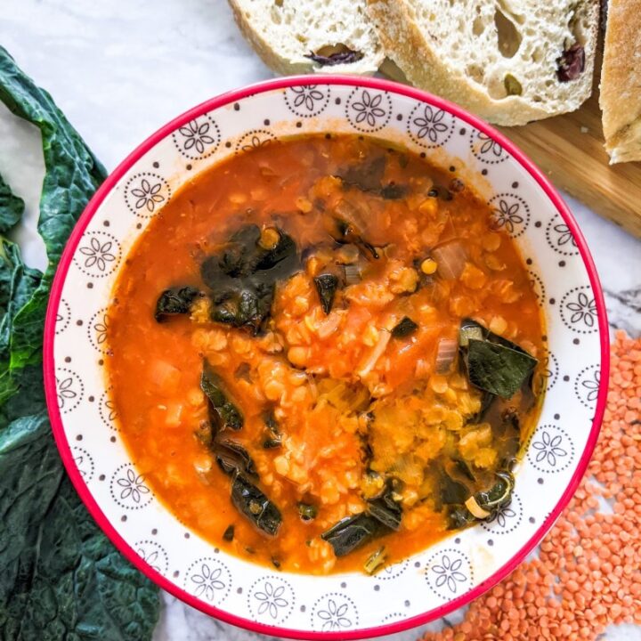 Image for Red Lentils and Kale Soup | Healthy Comfort Food Recipes