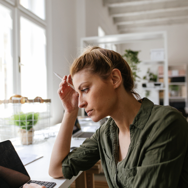 working from home anxiety