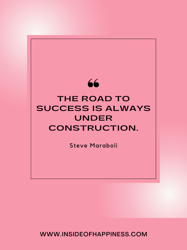 3 the road to success quote
