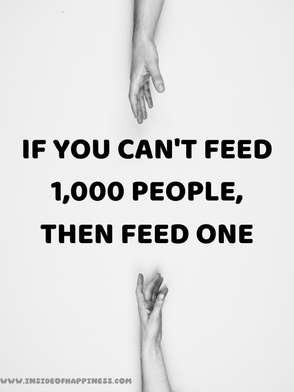 7 feed someone quote