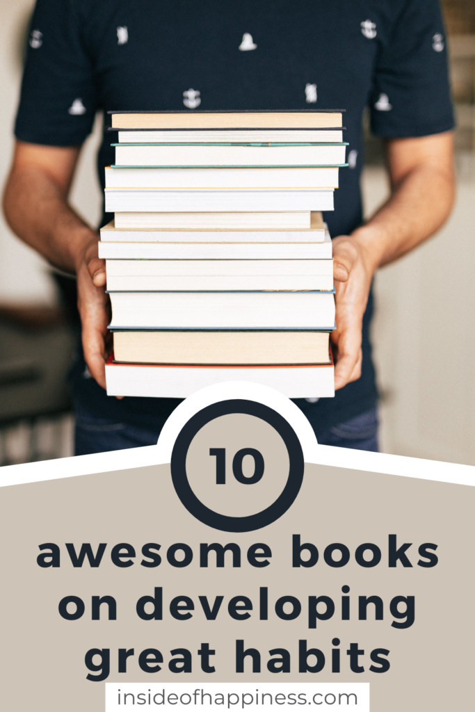 best books on developing great habits pin image