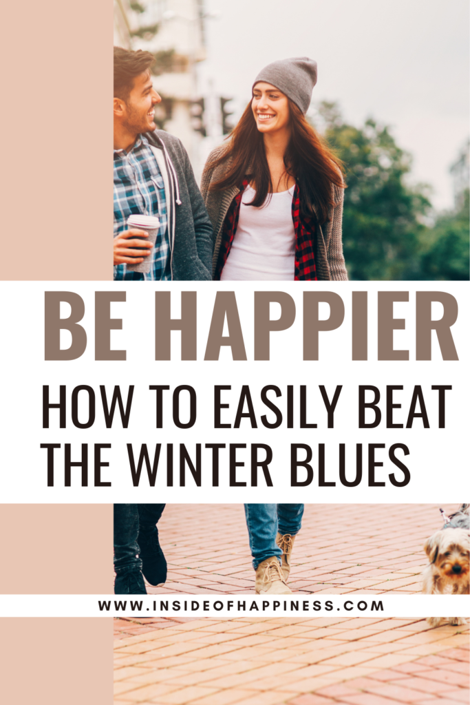 how to beat the winter blues pin image