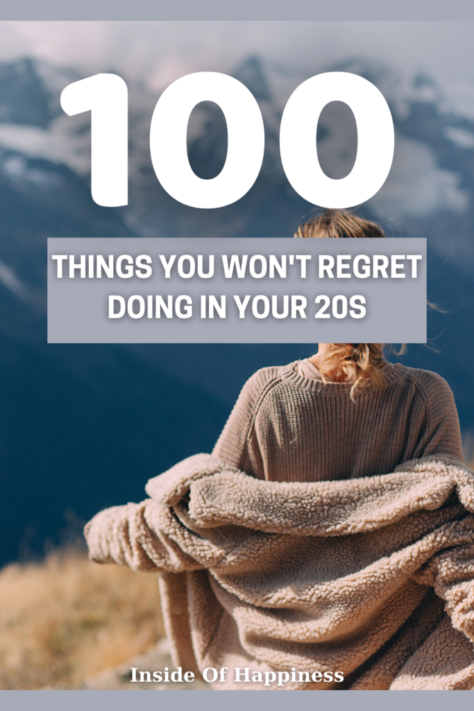 100 things do to in your 20s pin image