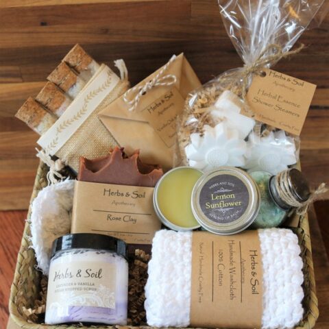 Image for Ultra Deluxe Skincare Gift Box With Natural Soaps & - Etsy