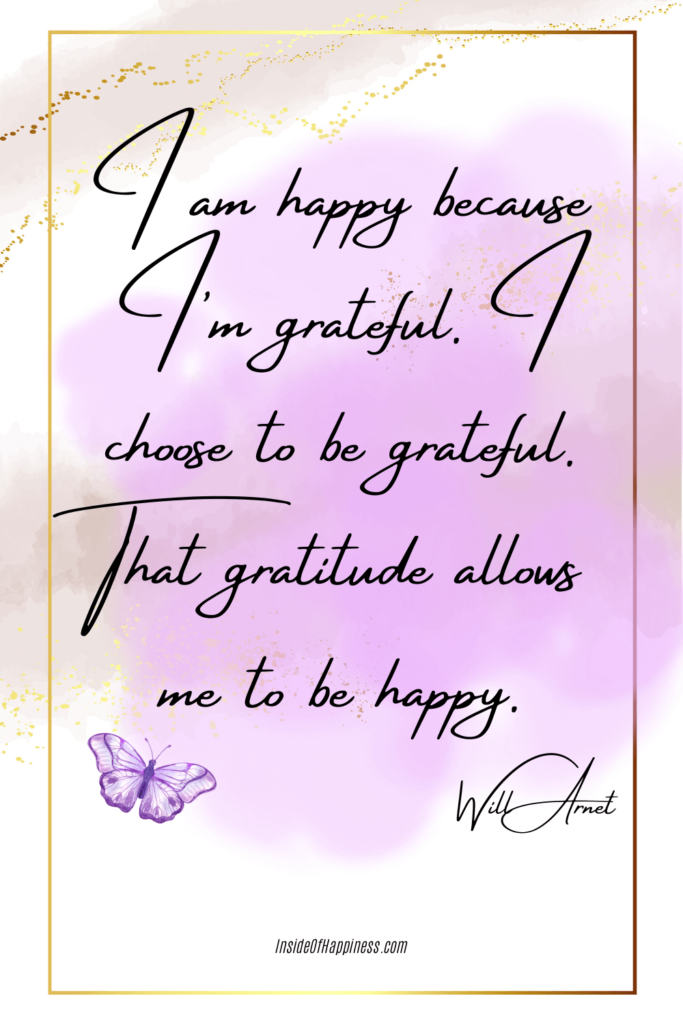 happy and thankful inspiring quote