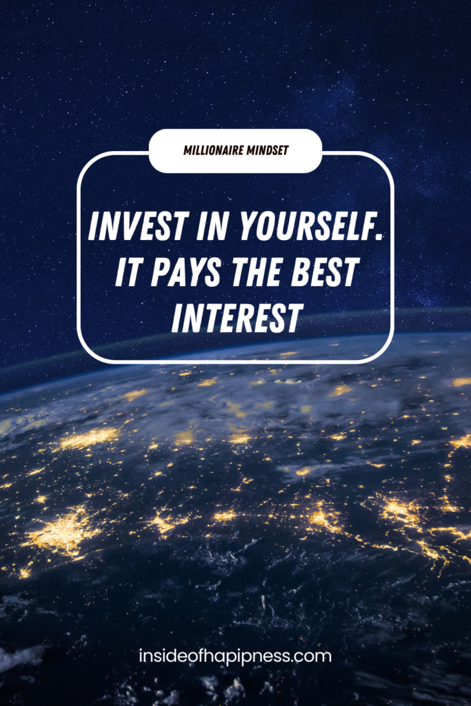 invest in yourself quote