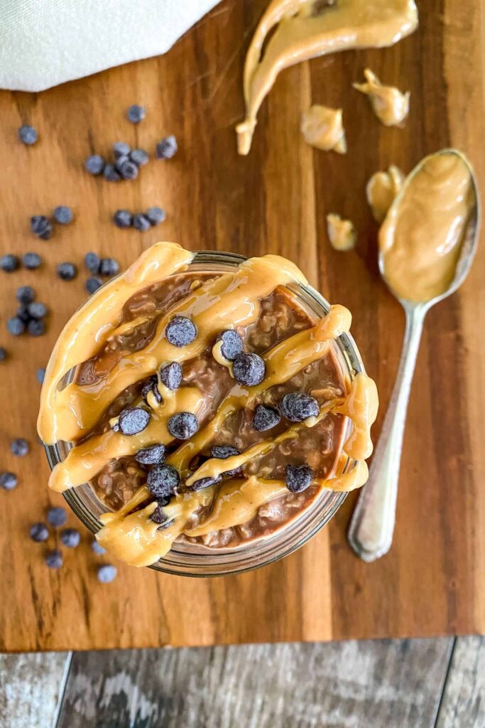 peanut butter overnight oats