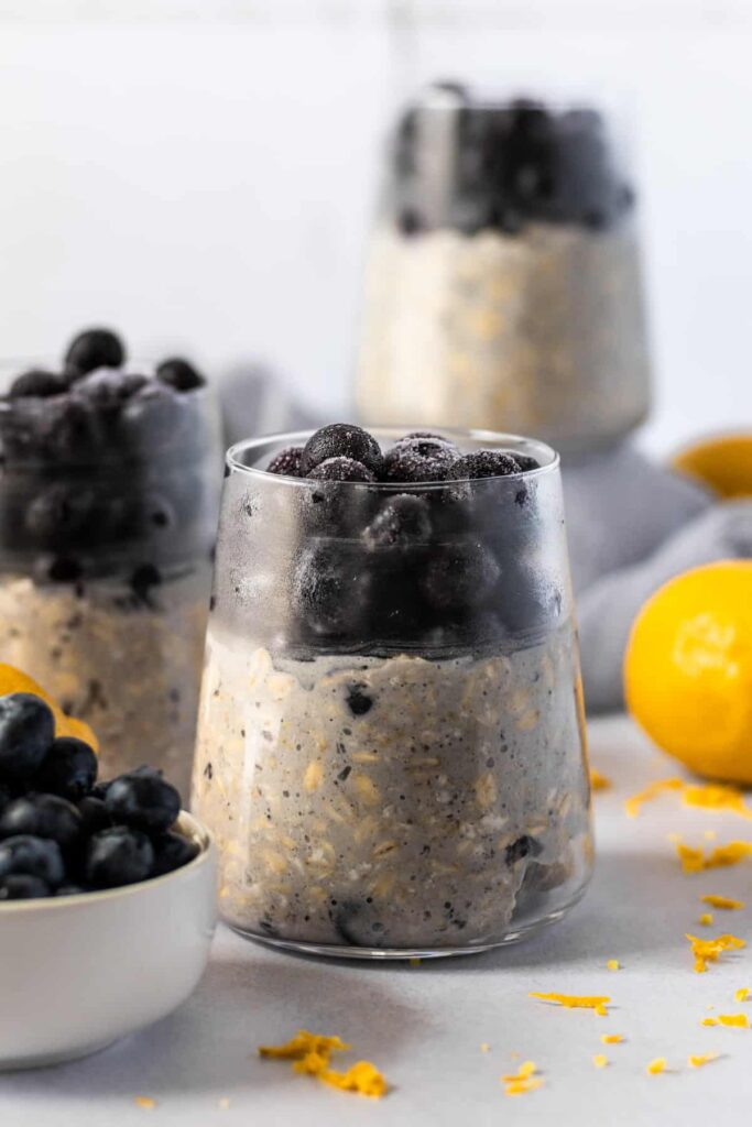 lemon blueberry overnight oats